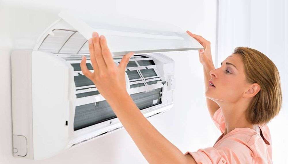 How should you maintain the air conditioner of your home?